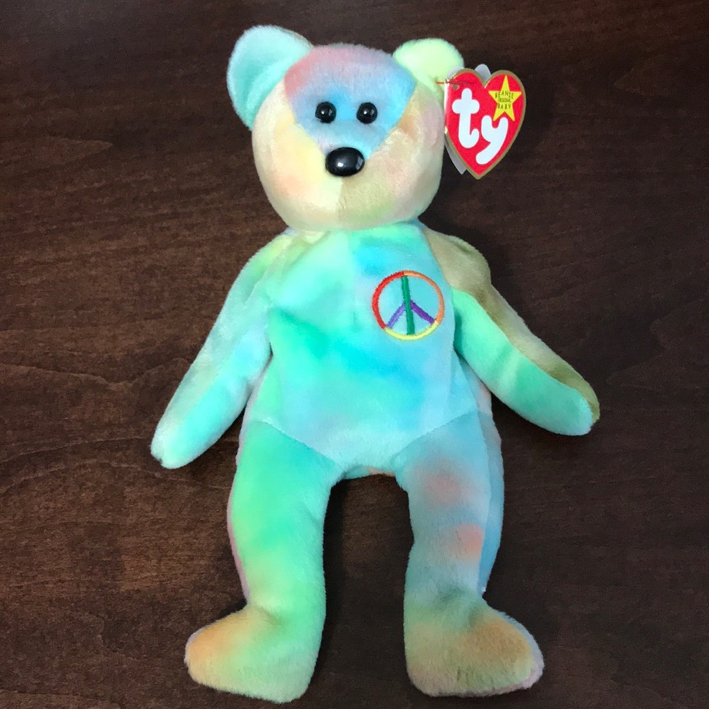 Ty Beanie Baby - Peace Bear